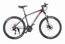 Горный велосипед Trinx Majestic 100 26"х19" Matte-black-red-bluish-green (10030125)