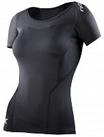 Женская компрессионная футболка 2XU Short Sleeve Compression Top (WA2269a) черный