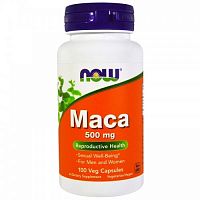 Здоровье репродуктивной системы NOW Foods Maca 500 мг - 100 веган капс (814619)